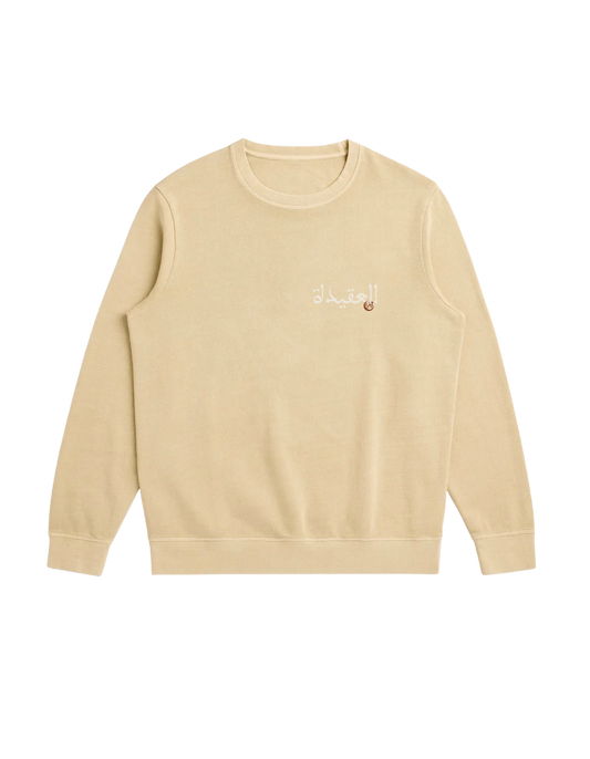 TWO-TONE FRENCH TERRY CREWNECK